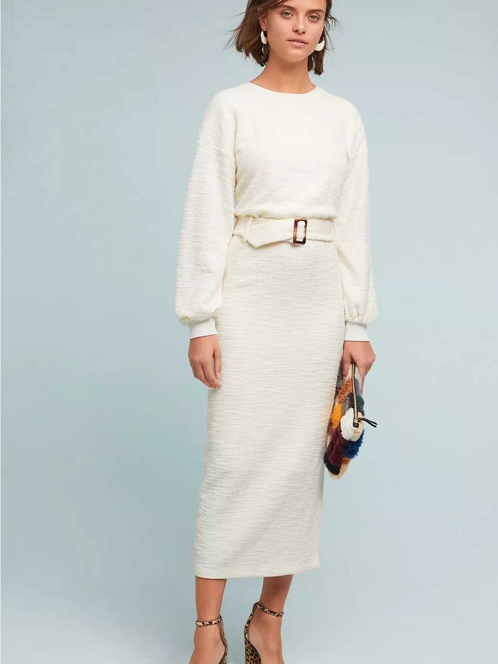 Anthropologie Jacqueline Belted Dress